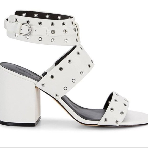 Rebecca Minkoff Carter Grommet Block Heel Sandal - Picture 2 of 8